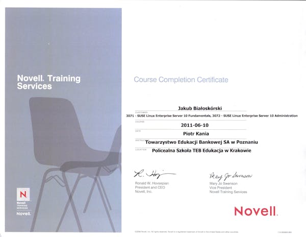 OpenSUSE-Certificate
